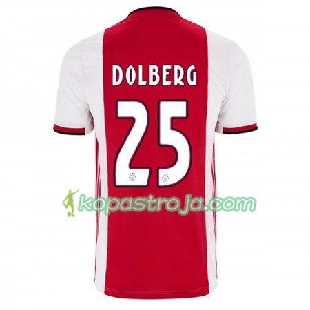 Billiga Fotbollströjor AFC Ajax Kasper Dolberg 25 Hemma tröja 2019/20 Kortärmad